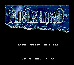 Заставка игры Aisle Lord